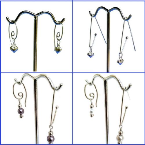 Silver and Pearl Branch - Interchangeable earrings